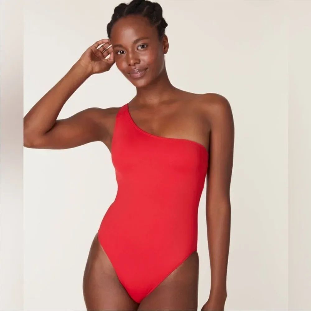 NWT Andie Swim The Nantucket One Piece LT Eco Nylon in Cherry Red Size XST